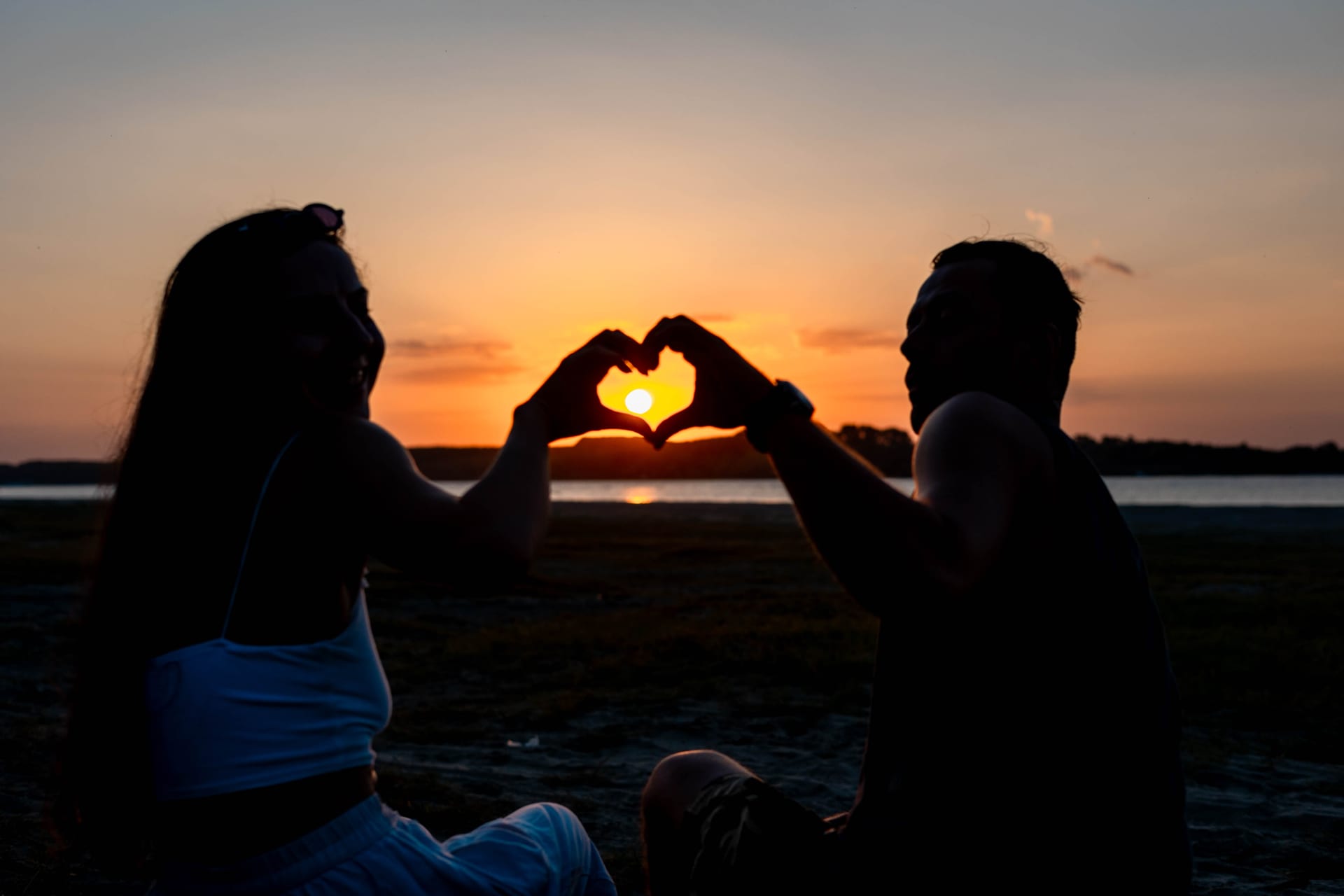 Sunset on the island